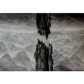  Drzewo żywota -Guilin kredka 70x100 cm 2012 